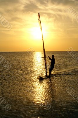 Windsurfing and sun