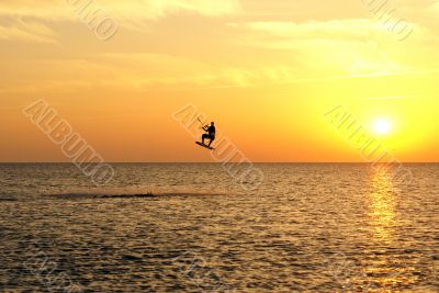 Kitesurfing