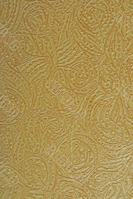 Gold Wallpaper with ethnic ornament