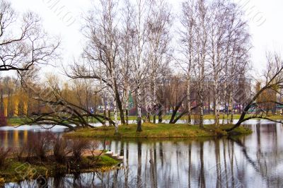 Island in lake