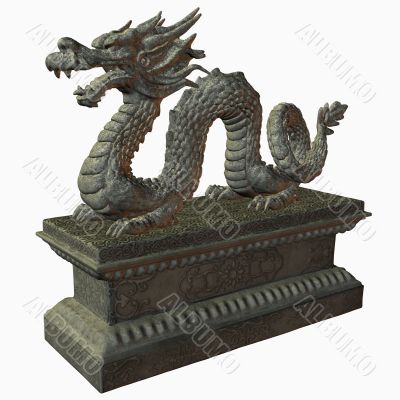 Asian Dragon Statue