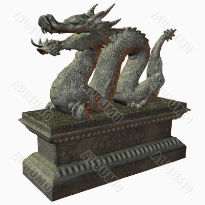 Asian Dragon Statue