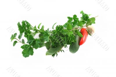 Garland Of Fresh Herbs