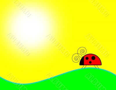 Ladybug Background