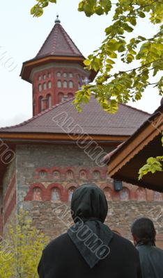 Nun at the monastery