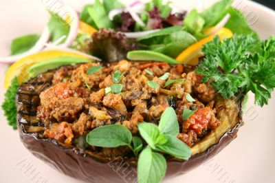 Stuffed Aubergine