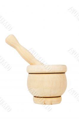 Wooden mortar