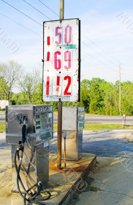 Old Gas Pumps