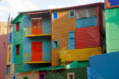 Colorful homes in La Boca - Buenos Aires