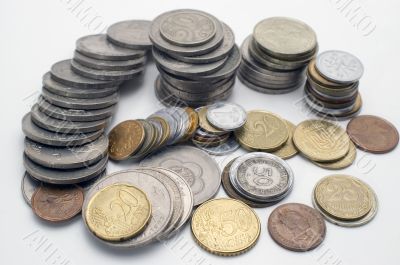 Coin pile .