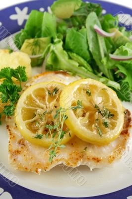 Fried Perch With Lemon