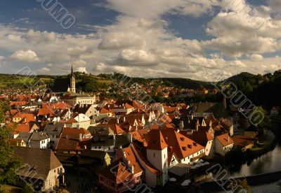 Czech Krumlov architecture