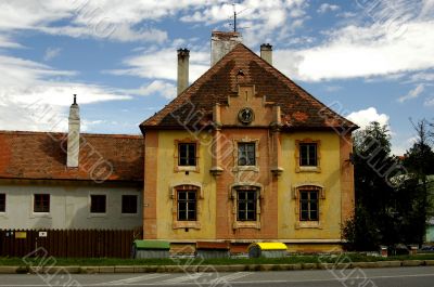 yellow house