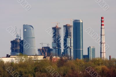 Business centre `Moscow-city`