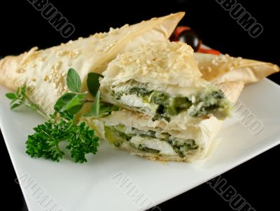 Spinach And Feta Parcels