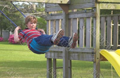 Boy on a Swing Boy on a Swing