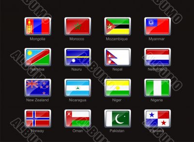 Flag icon set  - part 8