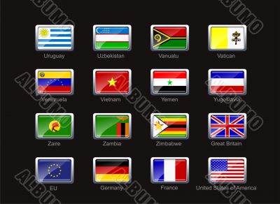Flag icon set  - part 12
