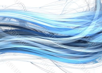 Blue marine waves Blue marine waves