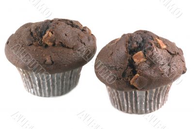 Chocolate muffins.