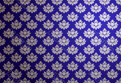 Vector blue and silver glamour pattern