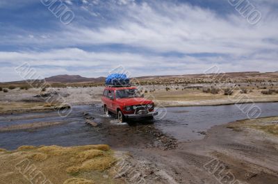 Splashing on a high altitude