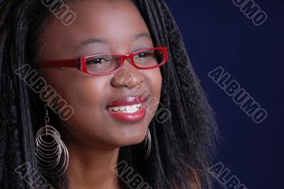 pretty girl in glasses