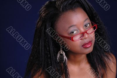 pretty girl in glasses