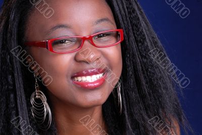 pretty girl in glasses