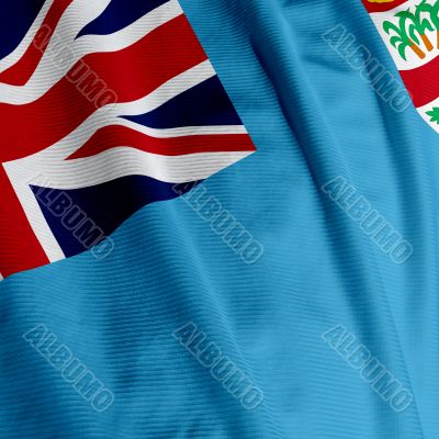 Fiji Flag Closeup