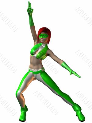 Toon Figure - Gamma Girl