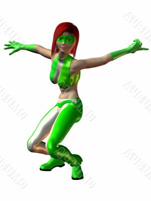 Toon Figure - Gamma Girl