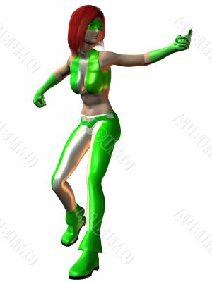 Toon Figure - Gamma Girl