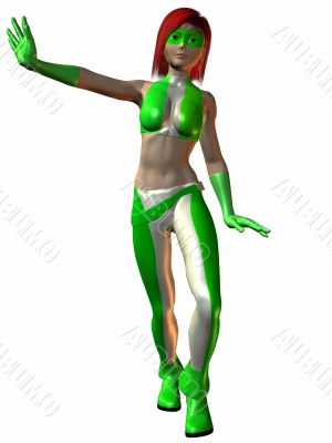Toon Figure - Gamma Girl