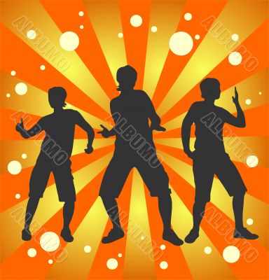black dancing silhouettes black dancing silhouettes