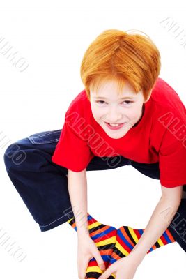 smiling teen smiling teen
