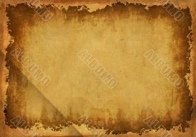 Grunge background - sheet old, soiled paper Grunge background - sheet old, soiled paper