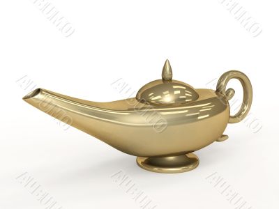 Symbol performance of desires - 3d magic lamp