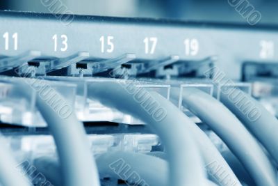 Ethernet Hub with Cat 5 Connectors