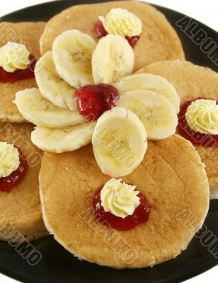Jam And Butter Pancakes Jam And Butter Pancakes