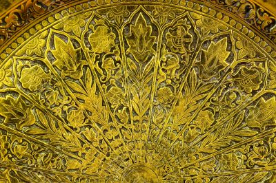 Ornament on a salver Ornament on a salver