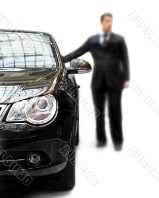 Man and car Man and car