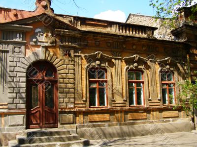 Orange old house