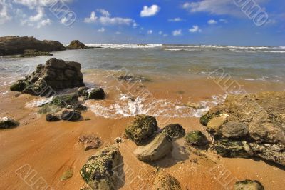 Stones and sand Stones and sand