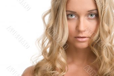Beautiful blond woman Beautiful blond woman