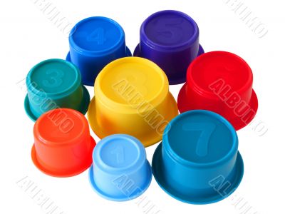 Toy cups for sandbox 1