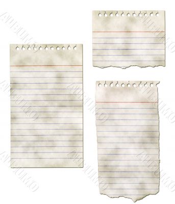 Paper Notepad Collection - Ripped and Dirty