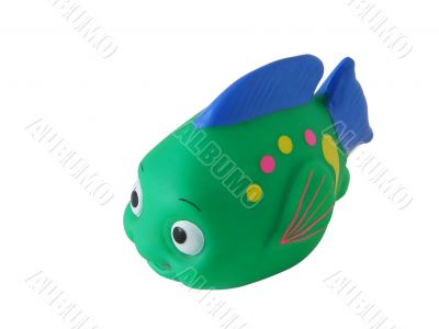Toy green fish