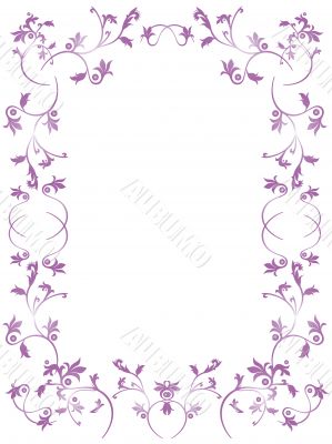 Floral frame Floral frame