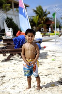Boy on the beach